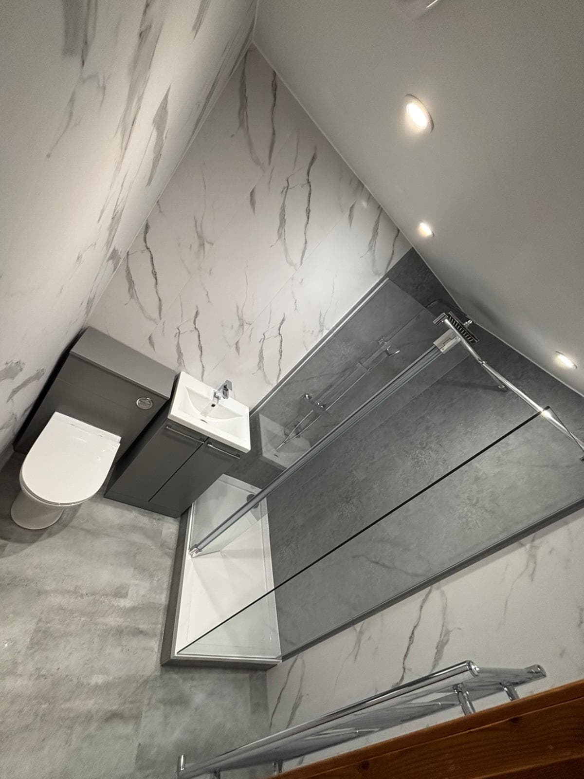 Photo from a completed bathroom installation by Gateshead Bathrooms