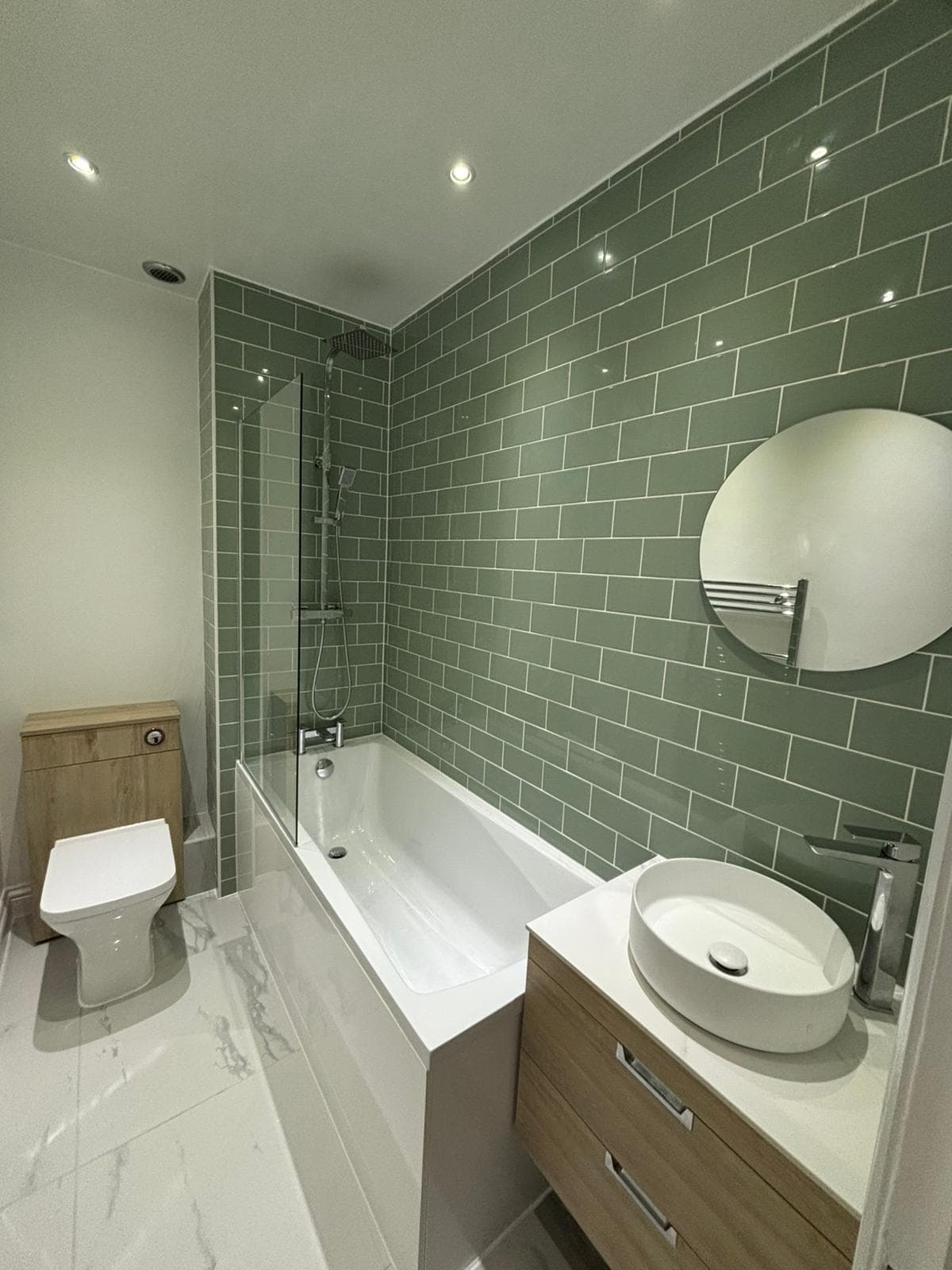 Photo from a completed bathroom installation by Gateshead Bathrooms